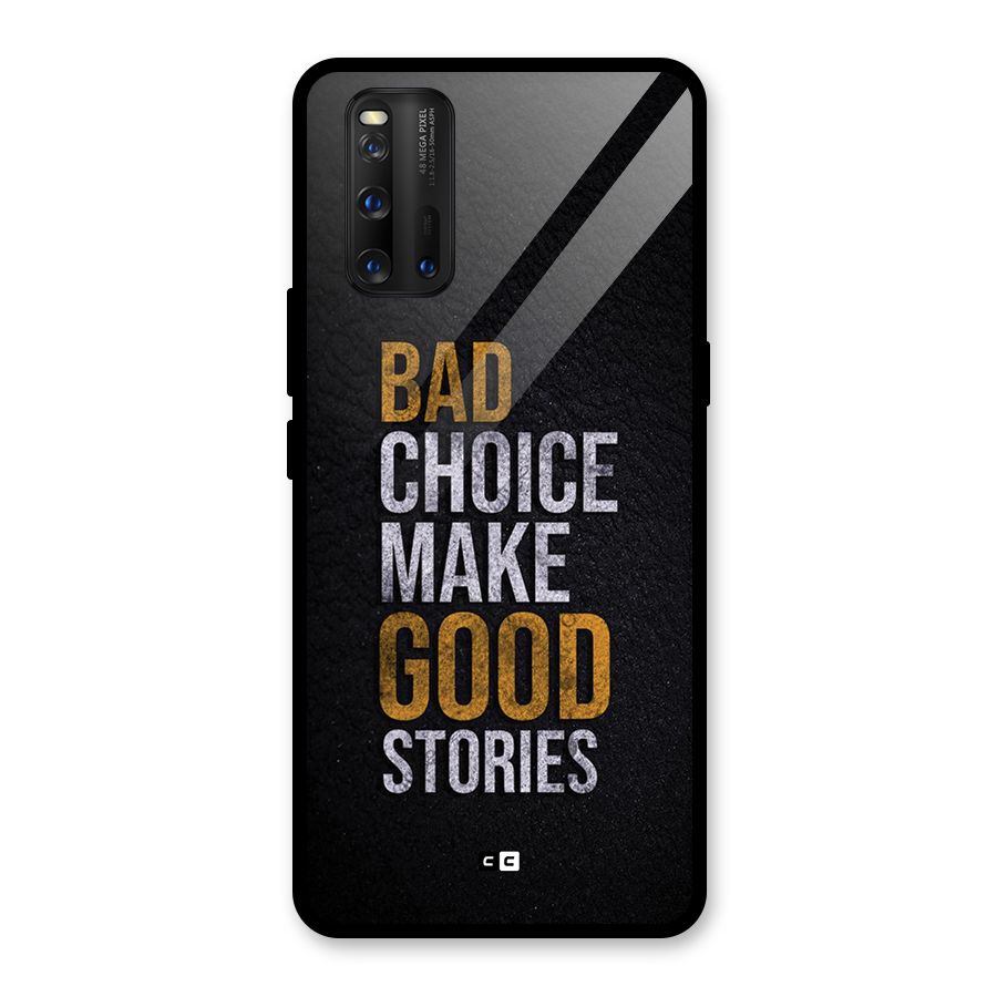 Make Good Stories Glass Back Case for Vivo iQOO 3