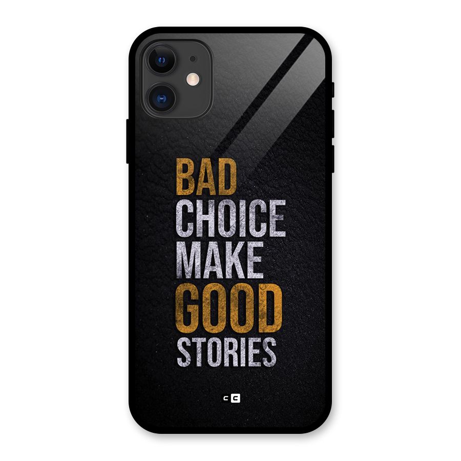 Make Good Stories Glass Back Case for iPhone 11