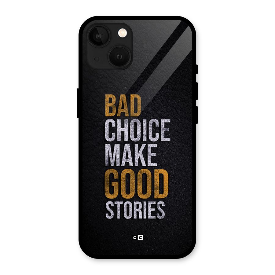 Make Good Stories Glass Back Case for iPhone 13