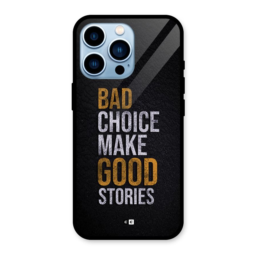 Make Good Stories Glass Back Case for iPhone 13 Pro