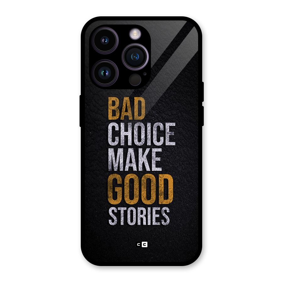 Make Good Stories Glass Back Case for iPhone 14 Pro