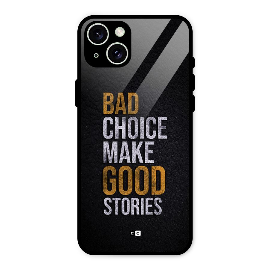 Make Good Stories Glass Back Case for iPhone 15 Plus