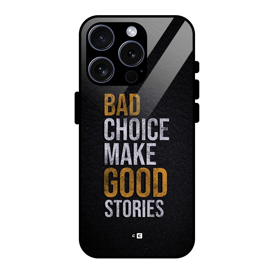 Make Good Stories Glass Back Case for iPhone 15 Pro