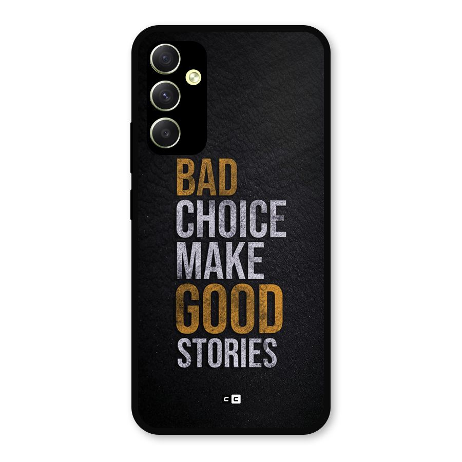 Make Good Stories Metal Back Case for Galaxy A34