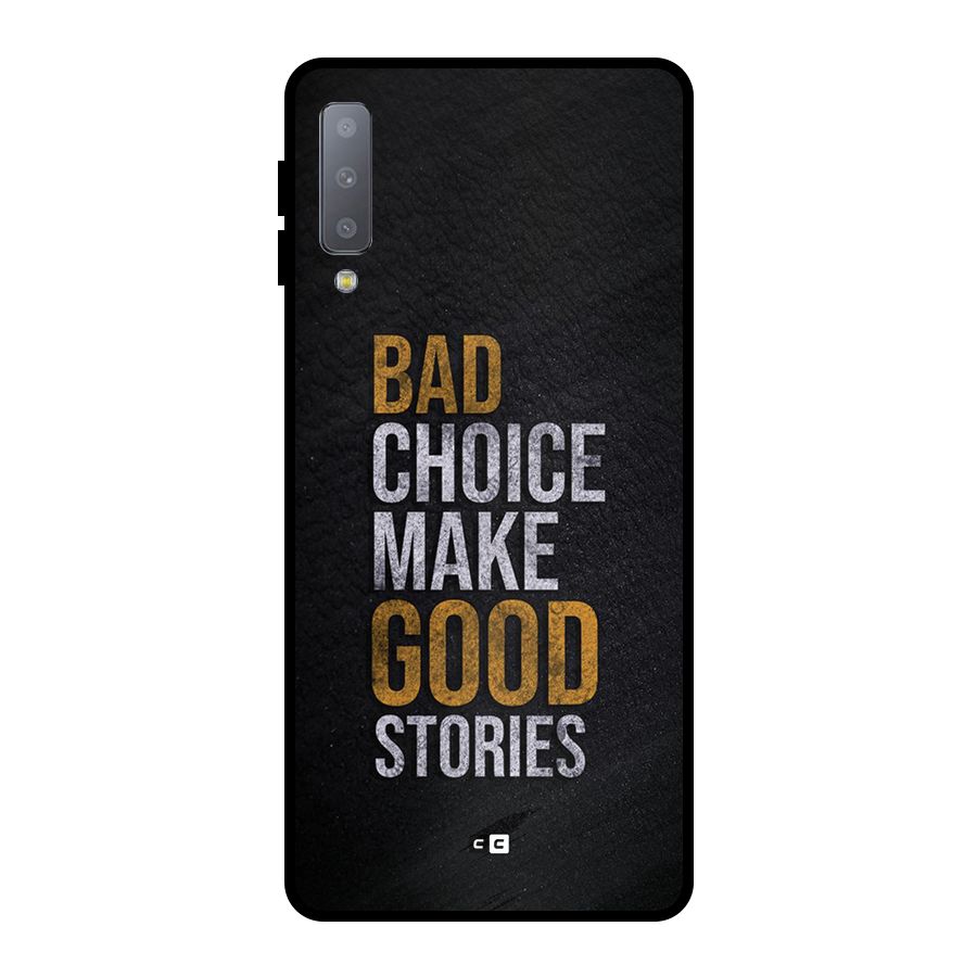 Make Good Stories Metal Back Case for Galaxy A7 (2018)