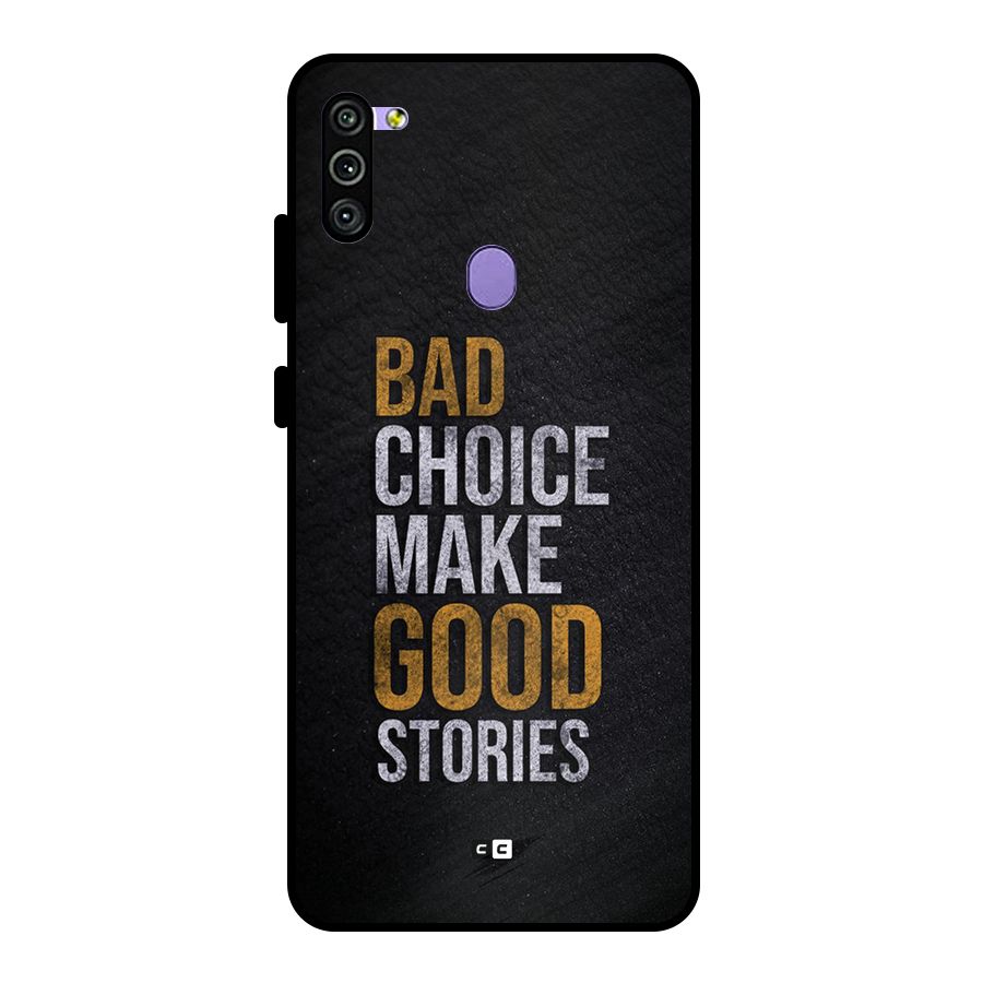 Make Good Stories Metal Back Case for Galaxy M11