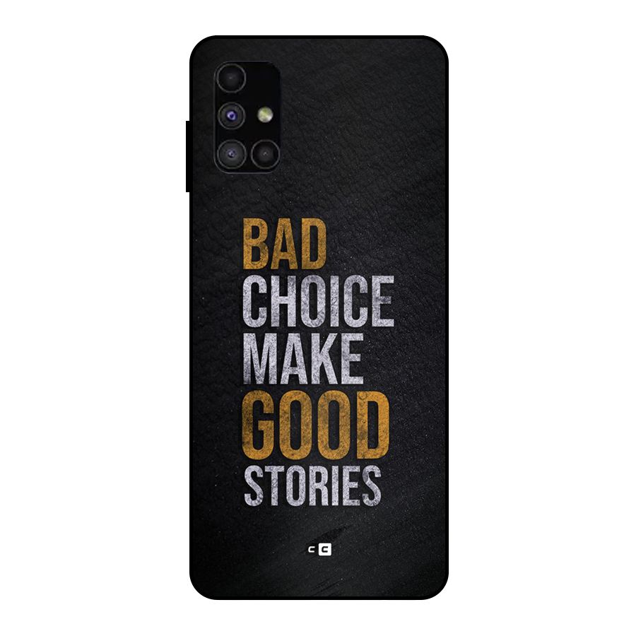 Make Good Stories Metal Back Case for Galaxy M51