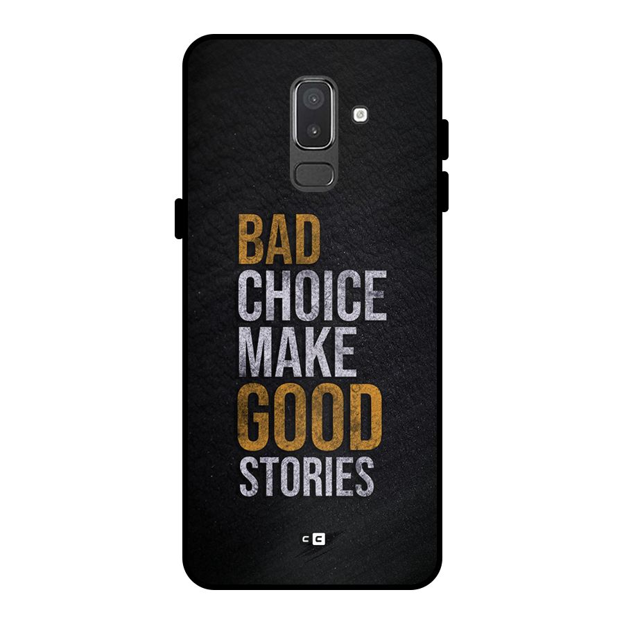 Make Good Stories Metal Back Case for Galaxy On8 (2018)