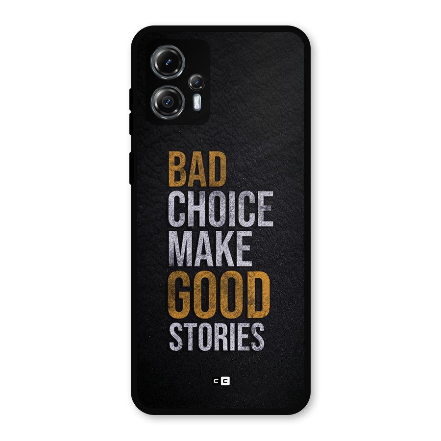 Make Good Stories Metal Back Case for Moto G13