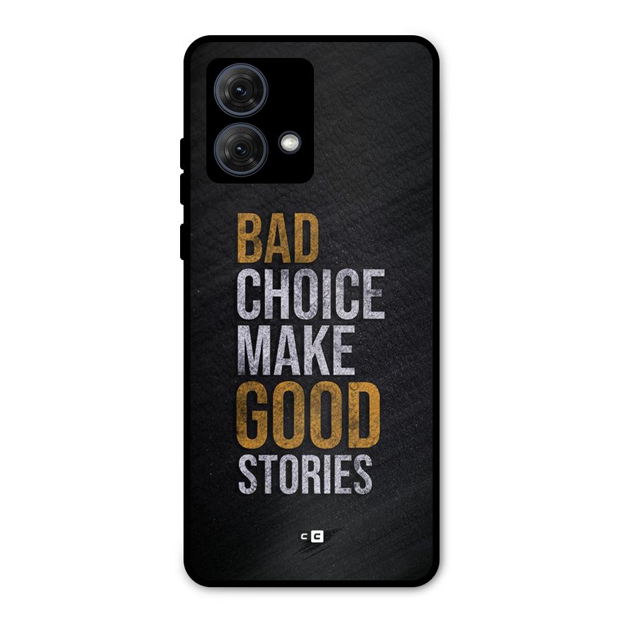 Make Good Stories Metal Back Case for Moto G84