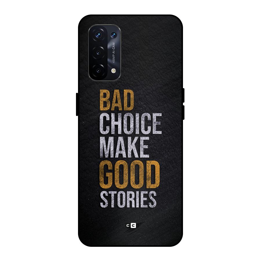 Make Good Stories Metal Back Case for Oppo A74 5G