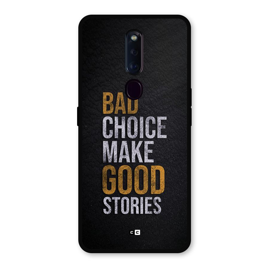 Make Good Stories Metal Back Case for Oppo F11 Pro