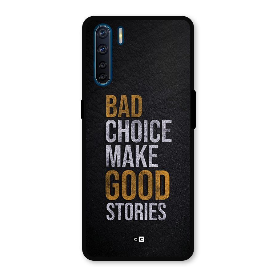 Make Good Stories Metal Back Case for Oppo F15