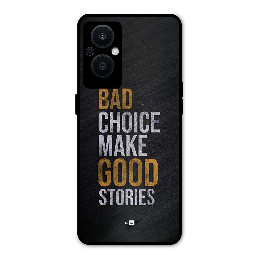 Make Good Stories Metal Back Case for Oppo F21 Pro 5G