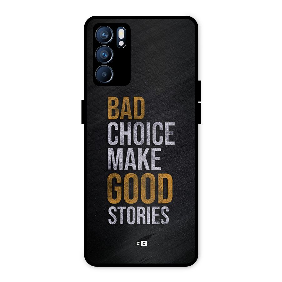 Make Good Stories Metal Back Case for Oppo Reno6 5G