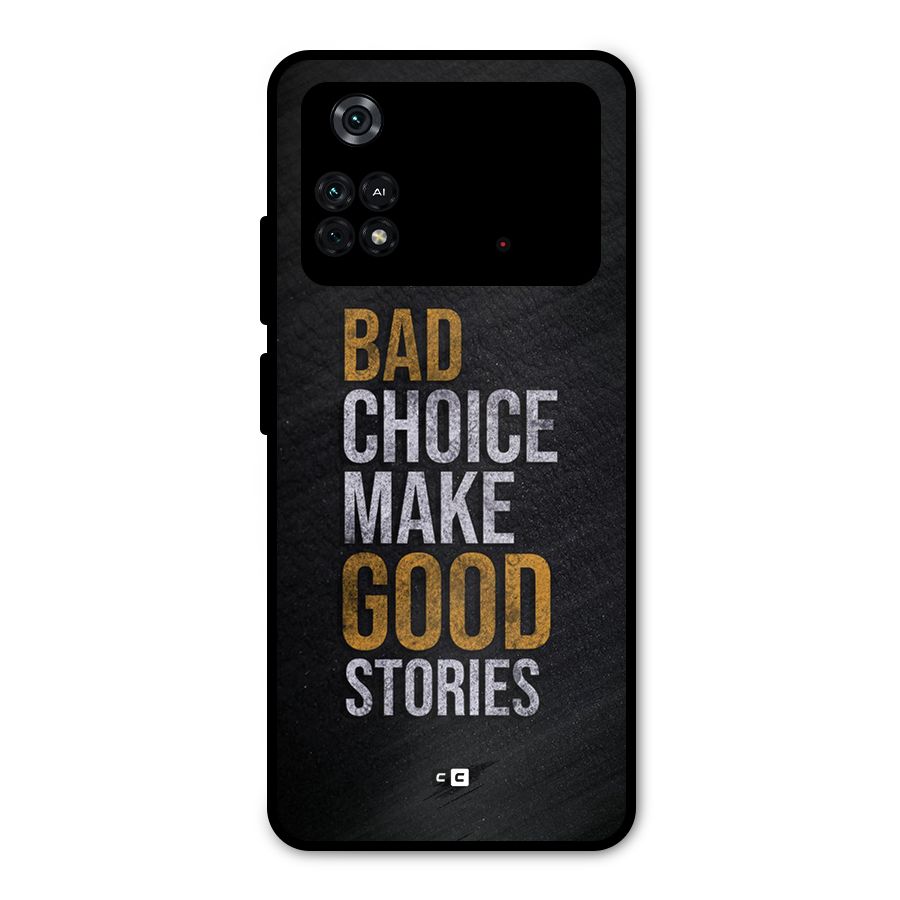 Make Good Stories Metal Back Case for Poco M4 Pro 4G