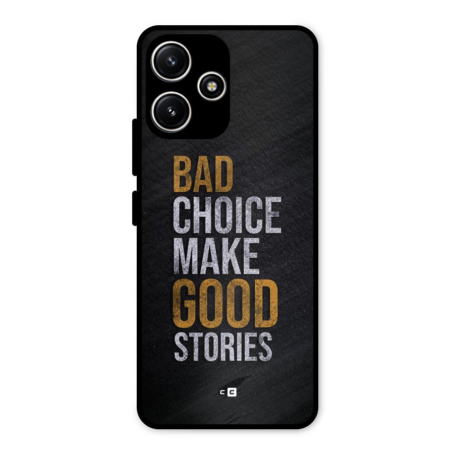 Make Good Stories Metal Back Case for Poco M6 Pro