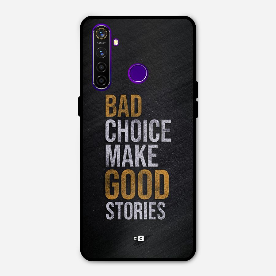 Make Good Stories Metal Back Case for Realme 5 Pro