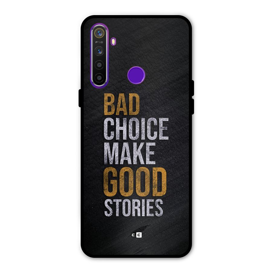 Make Good Stories Metal Back Case for Realme 5i