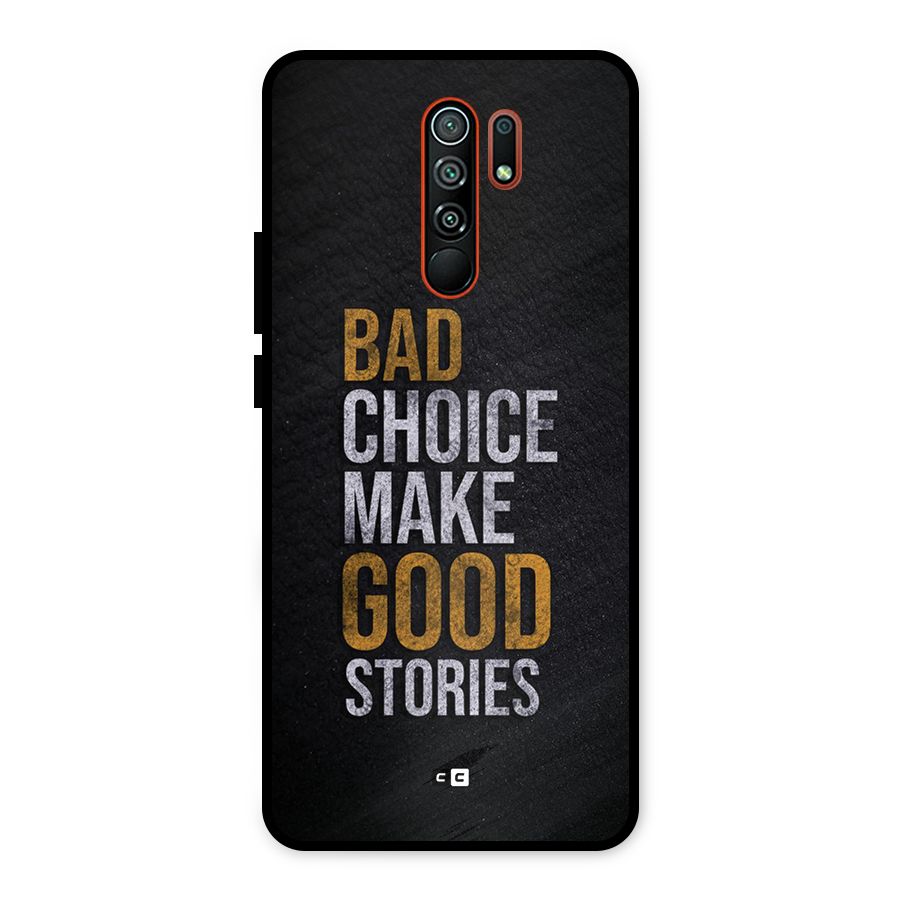 Make Good Stories Metal Back Case for Redmi 9 Prime
