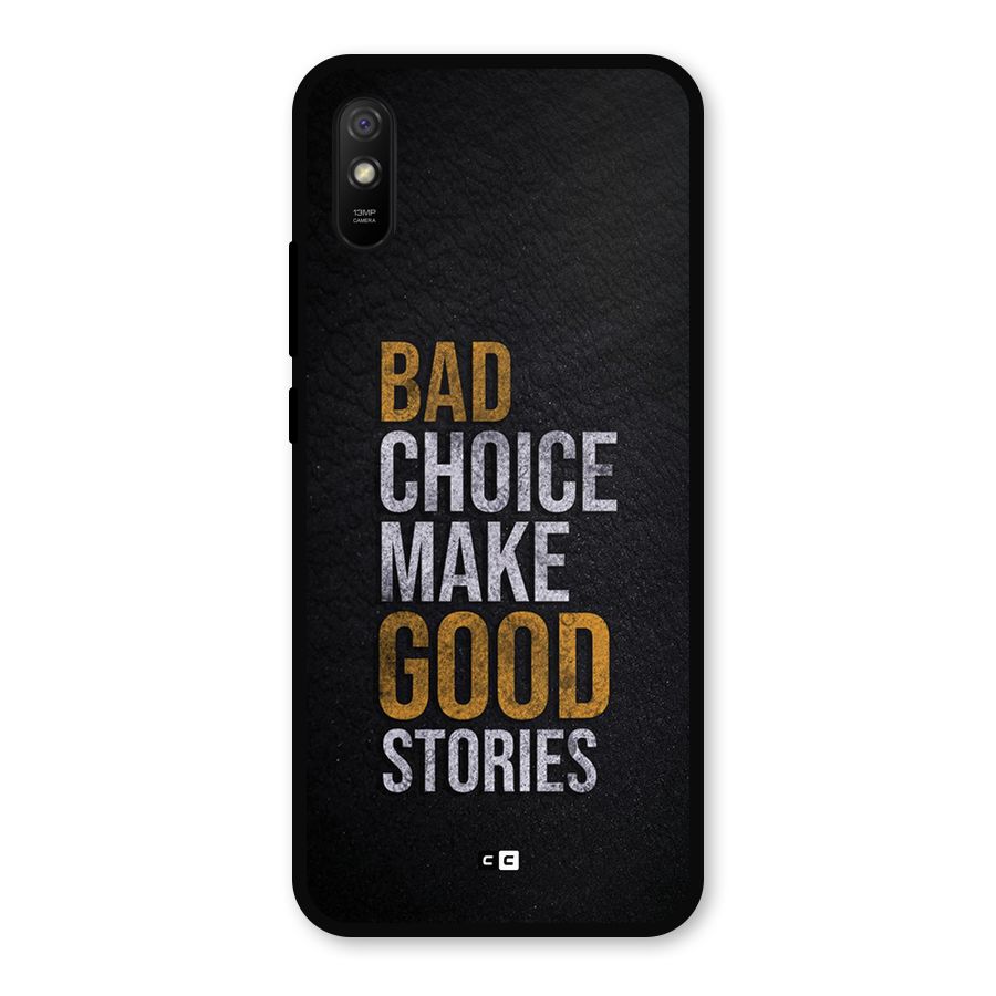 Make Good Stories Metal Back Case for Redmi 9i
