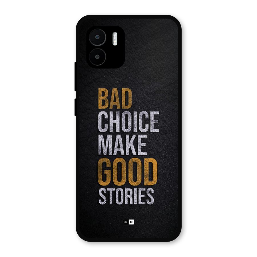 Make Good Stories Metal Back Case for Redmi A1