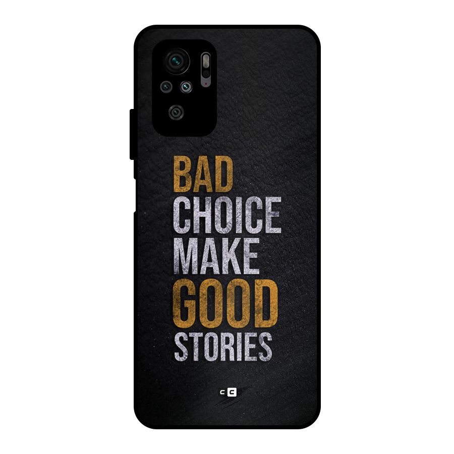 Make Good Stories Metal Back Case for Redmi Note 10