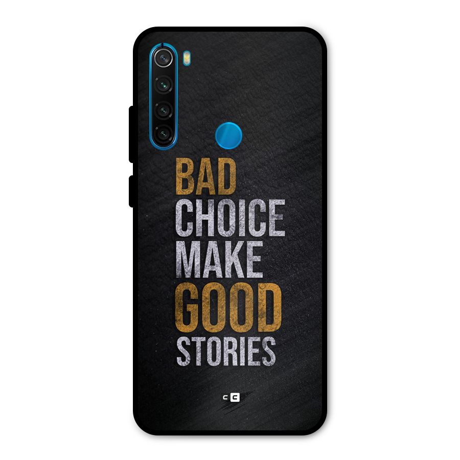 Make Good Stories Metal Back Case for Redmi Note 8