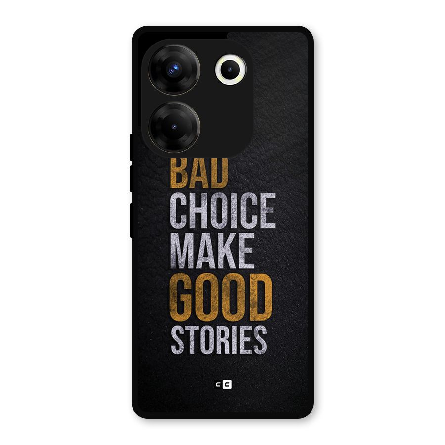 Make Good Stories Metal Back Case for Tecno Camon 20