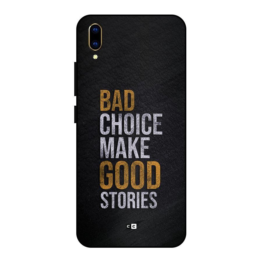 Make Good Stories Metal Back Case for Vivo V11 Pro