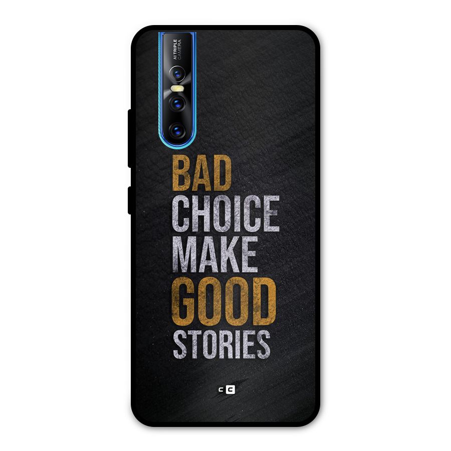 Make Good Stories Metal Back Case for Vivo V15 Pro
