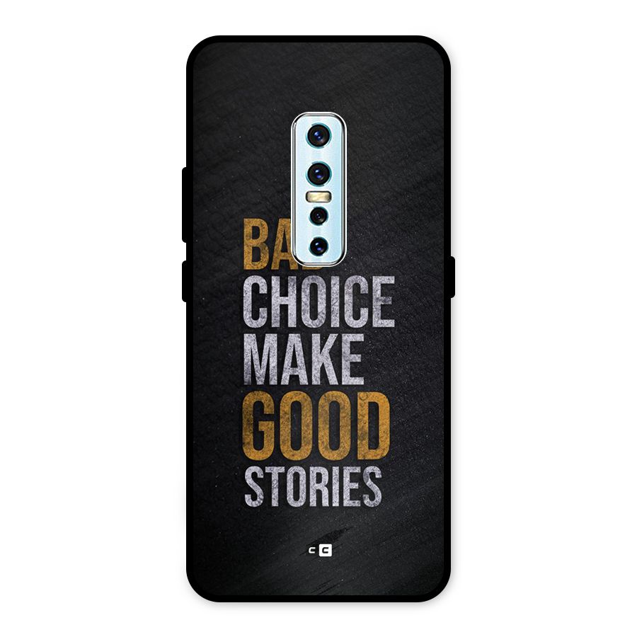 Make Good Stories Metal Back Case for Vivo V17 Pro