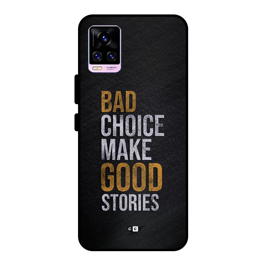 Make Good Stories Metal Back Case for Vivo V20 Pro