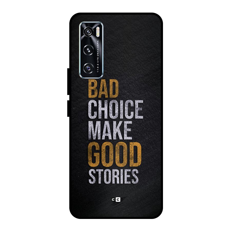 Make Good Stories Metal Back Case for Vivo V20 SE