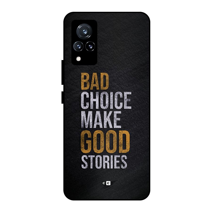 Make Good Stories Metal Back Case for Vivo V21 5G
