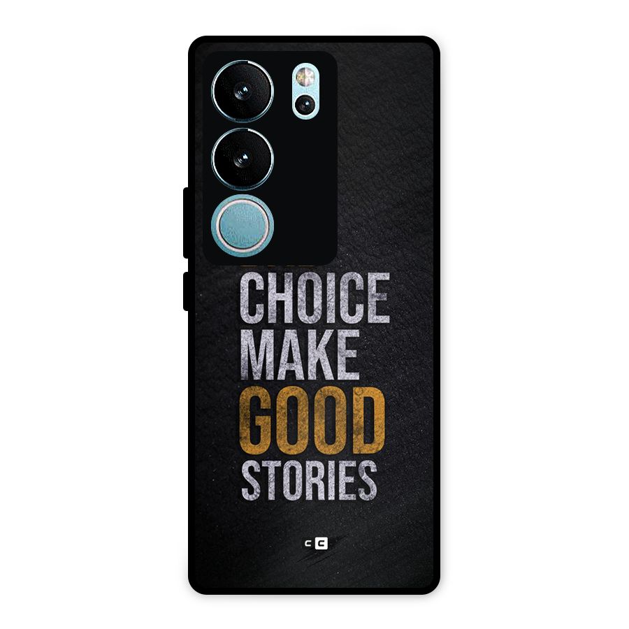 Make Good Stories Metal Back Case for Vivo V29 Pro
