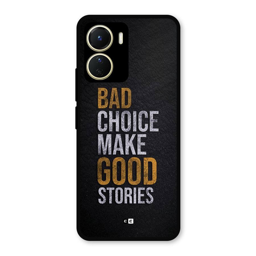 Make Good Stories Metal Back Case for Vivo Y16