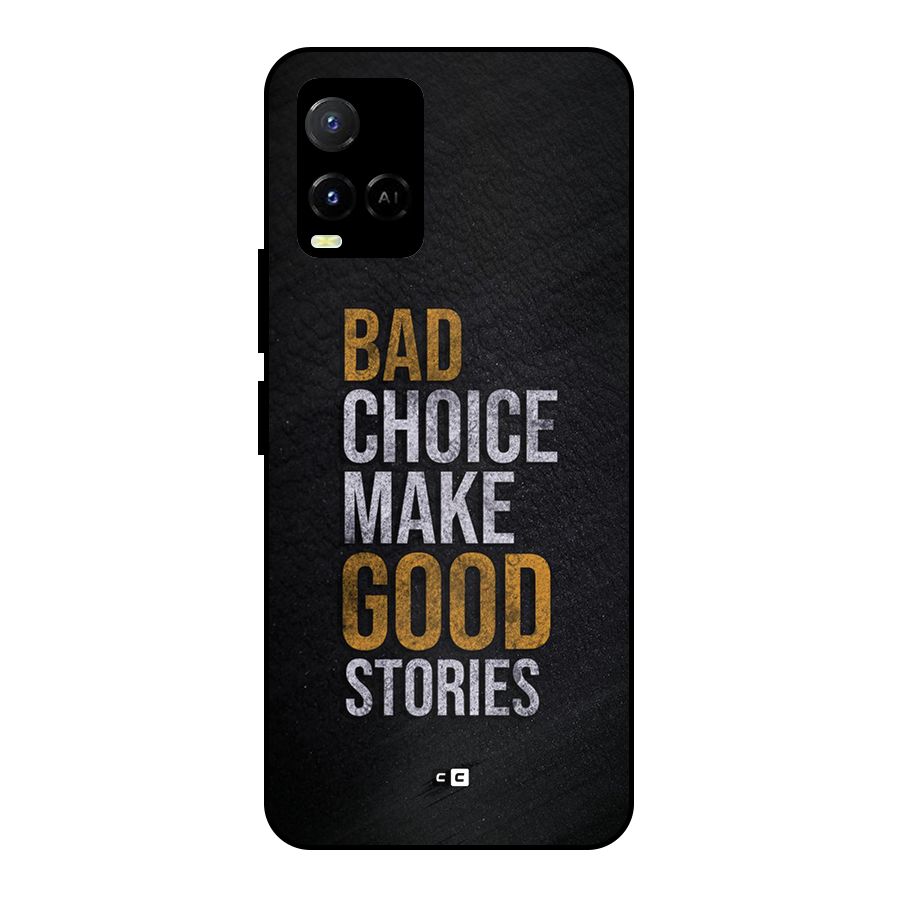 Make Good Stories Metal Back Case for Vivo Y33s