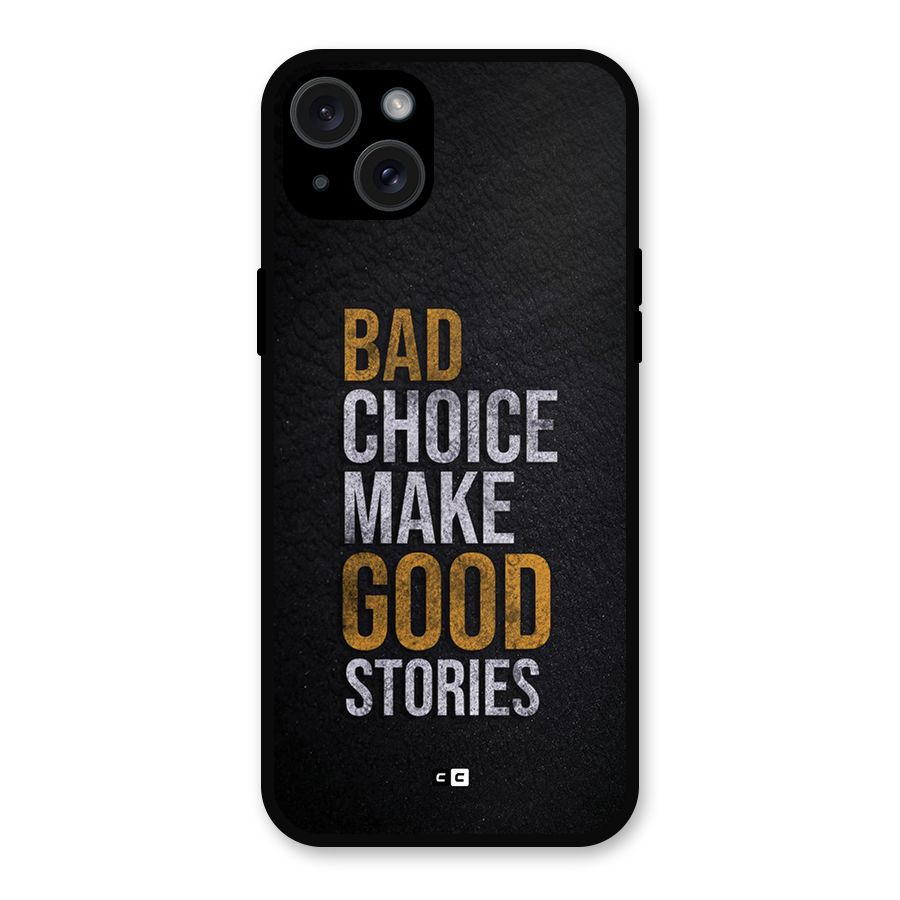 Make Good Stories Metal Back Case for iPhone 15 Plus