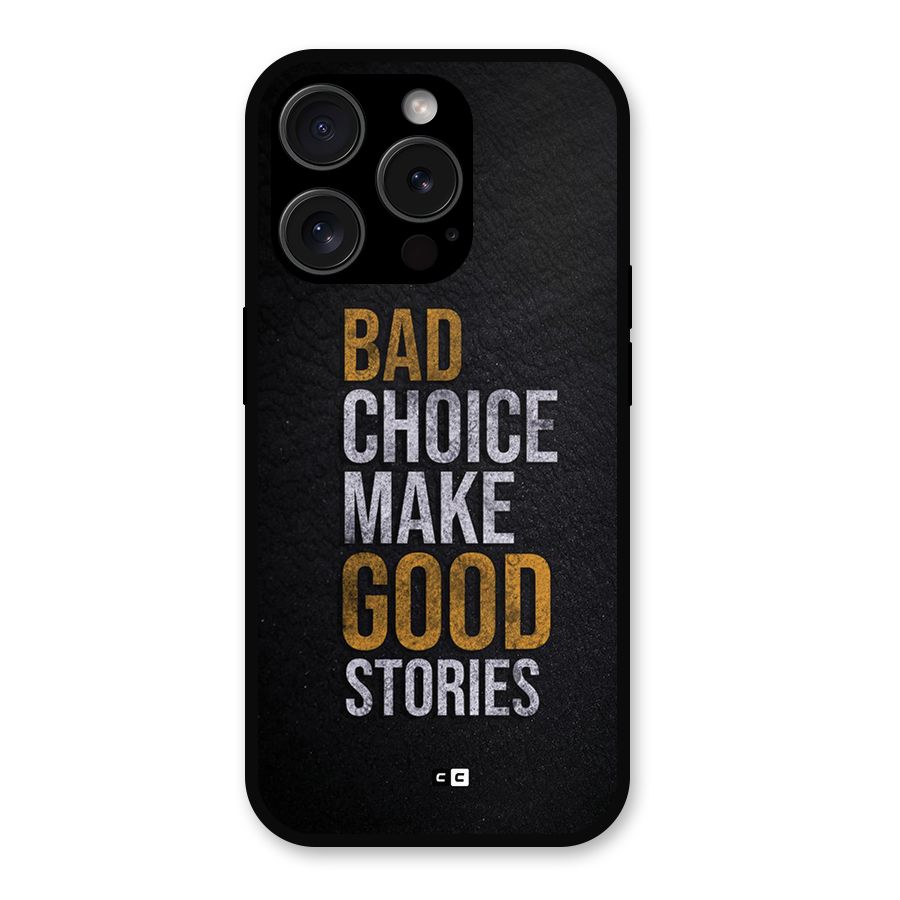 Make Good Stories Metal Back Case for iPhone 15 Pro