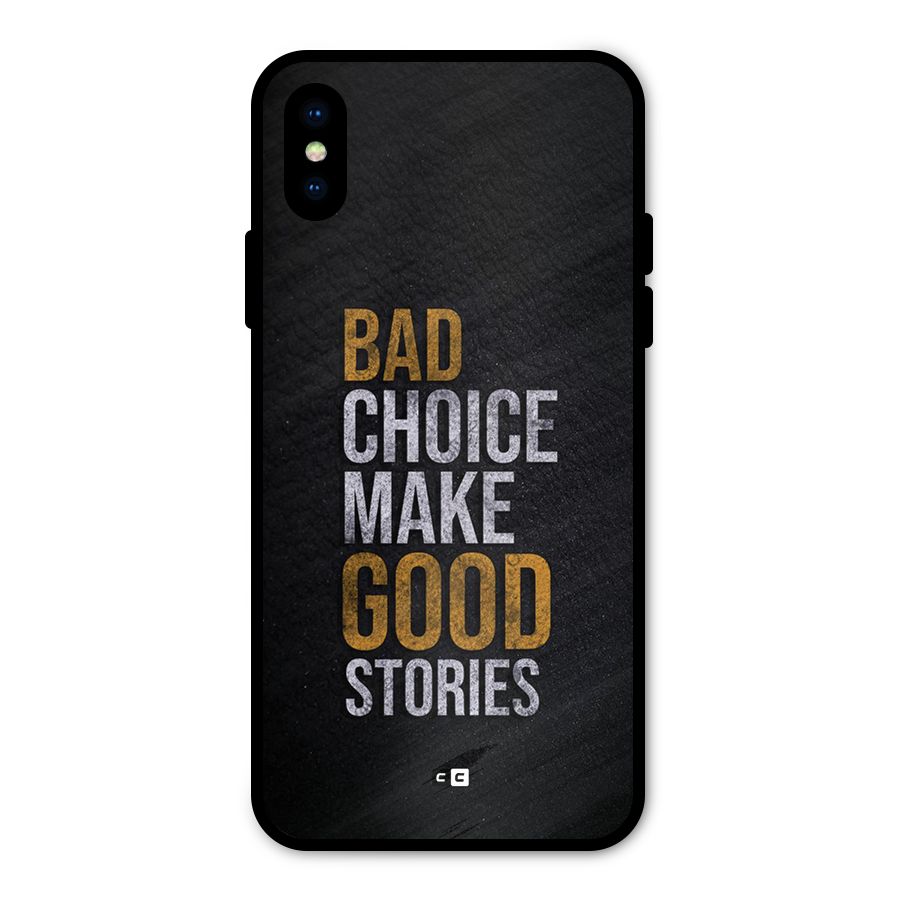 Make Good Stories Metal Back Case for iPhone XS