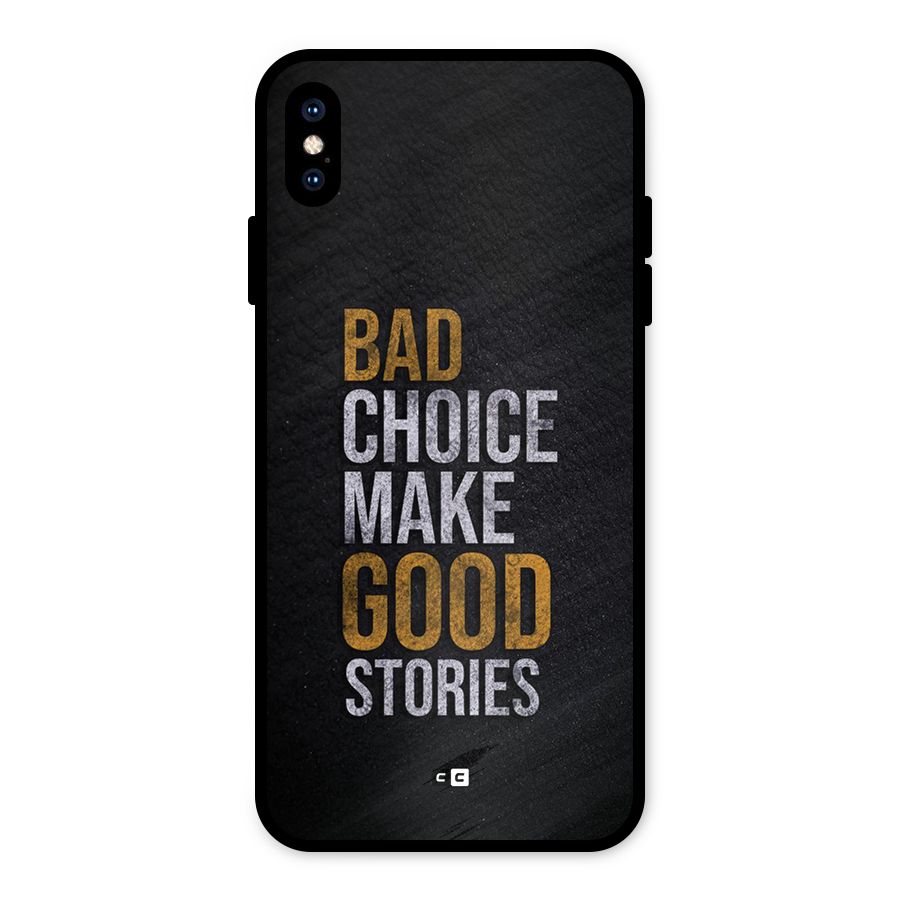 Make Good Stories Metal Back Case for iPhone XS Max