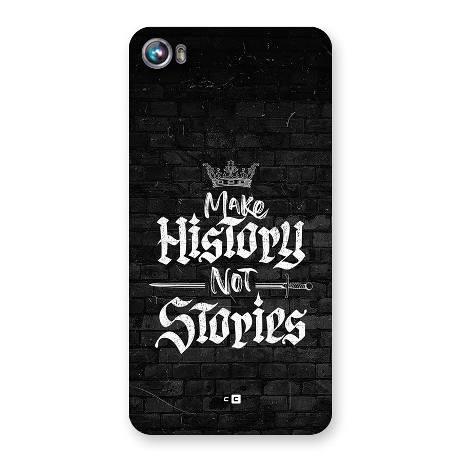 Make History Back Case for Canvas Fire 4 (A107)
