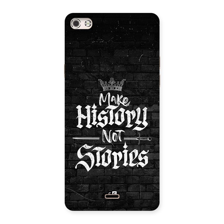 Make History Back Case for Canvas Silver 5