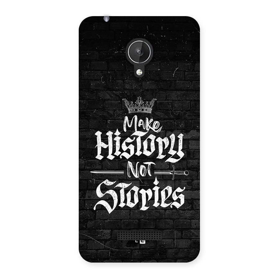Make History Back Case for Canvas Spark Q380