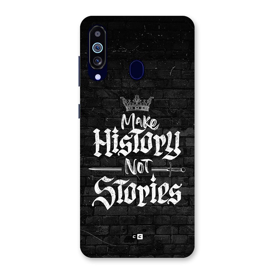 Make History Back Case for Galaxy A60