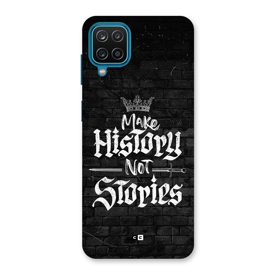 Make History Back Case for Galaxy F12