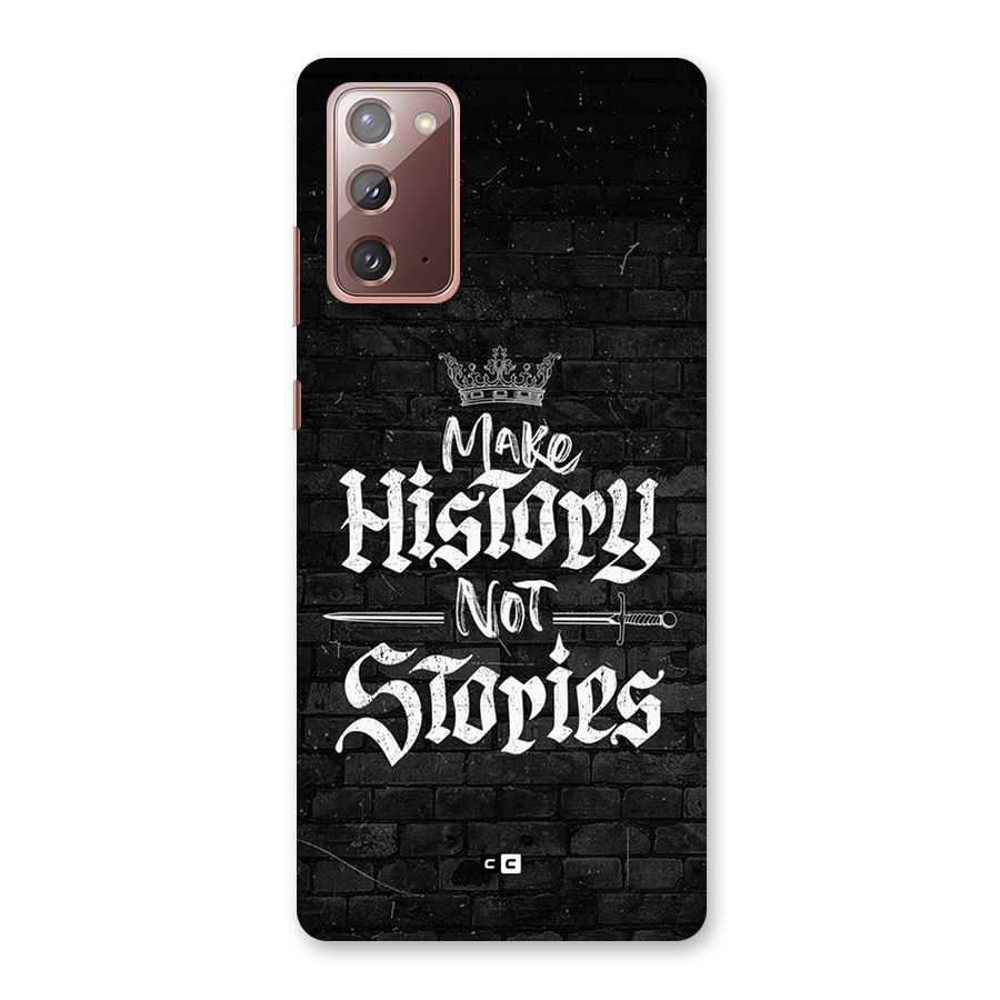 Make History Back Case for Galaxy Note 20