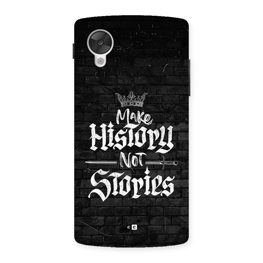 Make History Back Case for Google Nexus 5