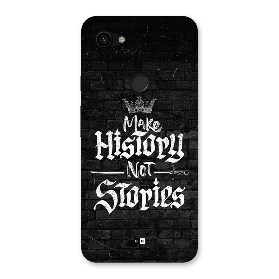Make History Back Case for Google Pixel 3a XL